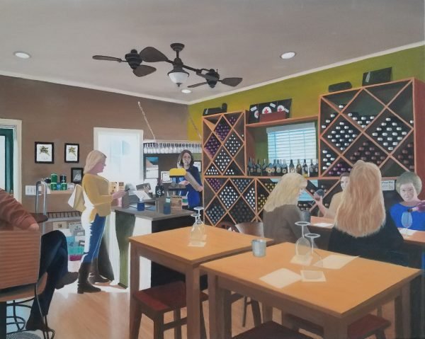 Original pastel artwork by Diane Fleischer on view at Simpsonville Fine Arts Gallery