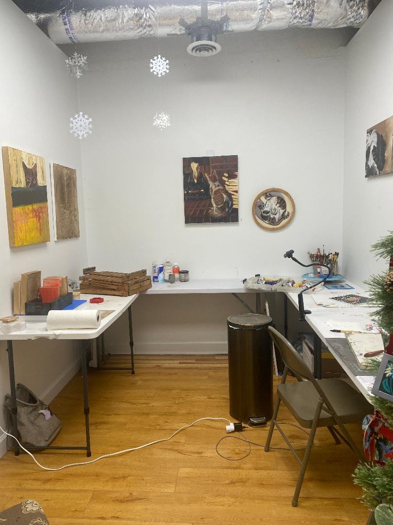 Original pastel artwork by Diane Fleischer on view at Simpsonville Fine Arts Gallery