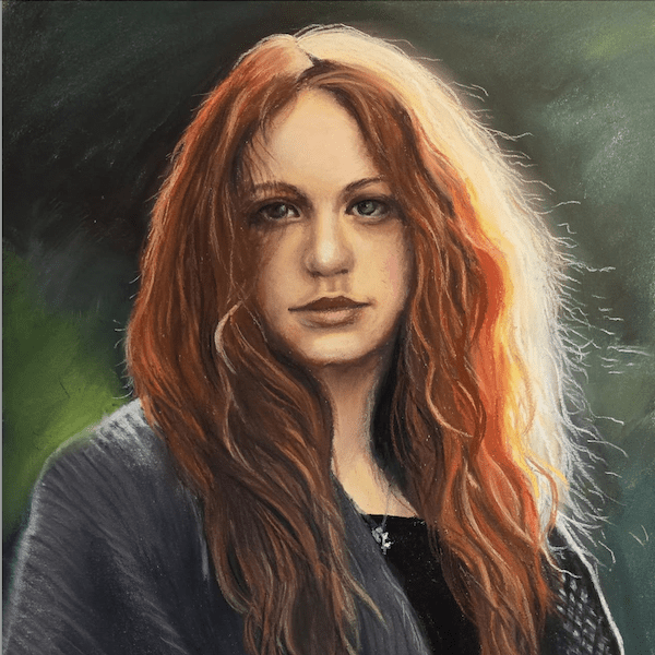 Original pastel artwork by Diane Fleischer on view at Simpsonville Fine Arts Gallery