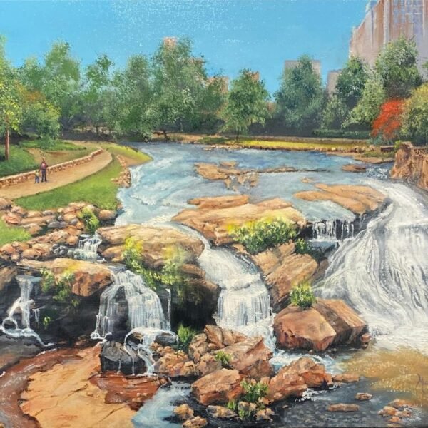 Original pastel artwork by Diane Fleischer on view at Simpsonville Fine Arts Gallery