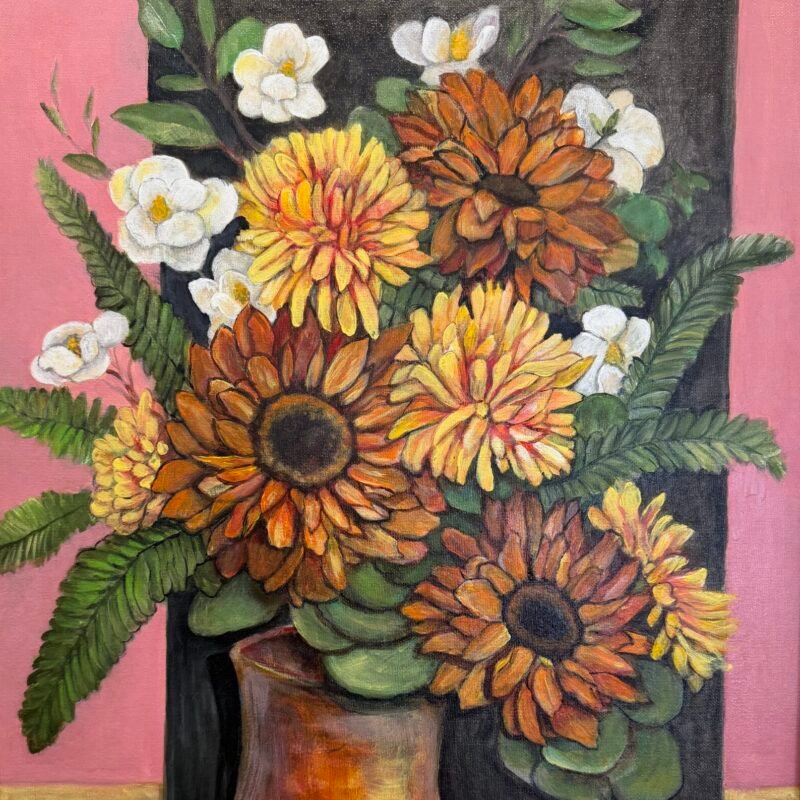 Original pastel artwork by Diane Fleischer on view at Simpsonville Fine Arts Gallery
