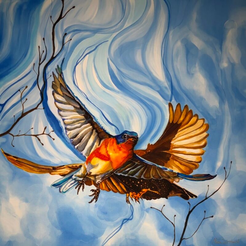 Original pastel artwork by Diane Fleischer on view at Simpsonville Fine Arts Gallery