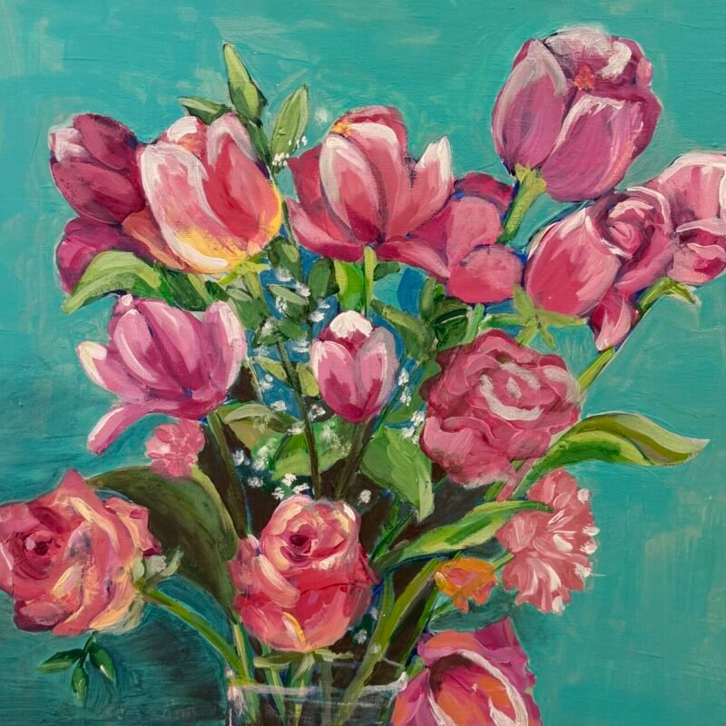 Original pastel artwork by Diane Fleischer on view at Simpsonville Fine Arts Gallery
