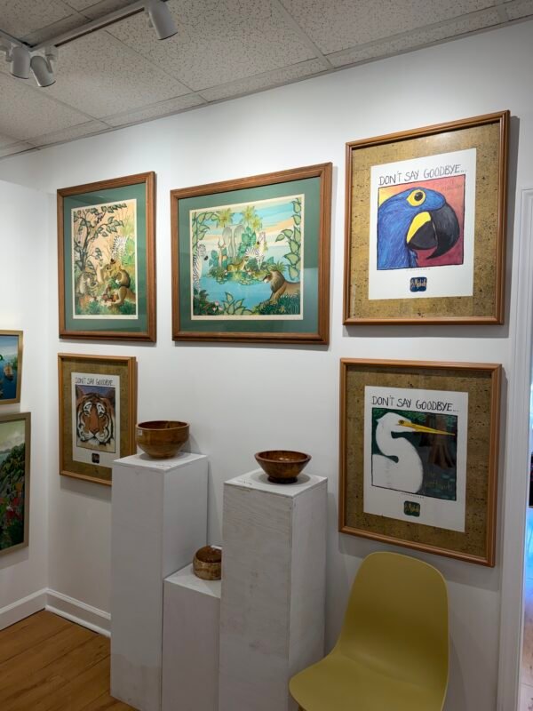 Original pastel artwork by Diane Fleischer on view at Simpsonville Fine Arts Gallery