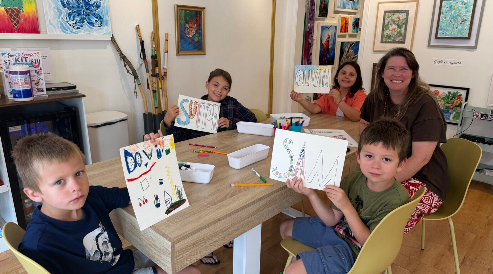 Simpsonville Fine Arts Gallery Homeschool Art Class