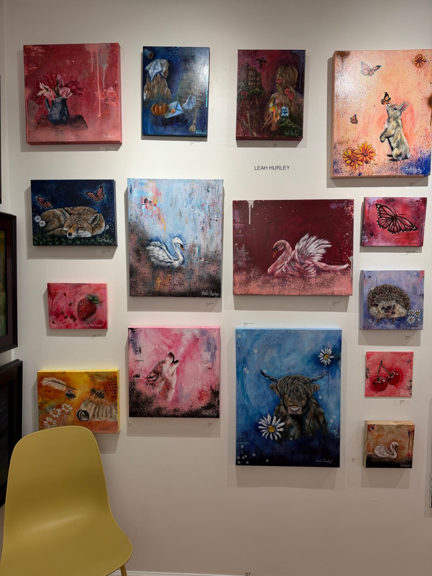 Leah Hurley Artwork at Simpsonville Fine Arts Gallery