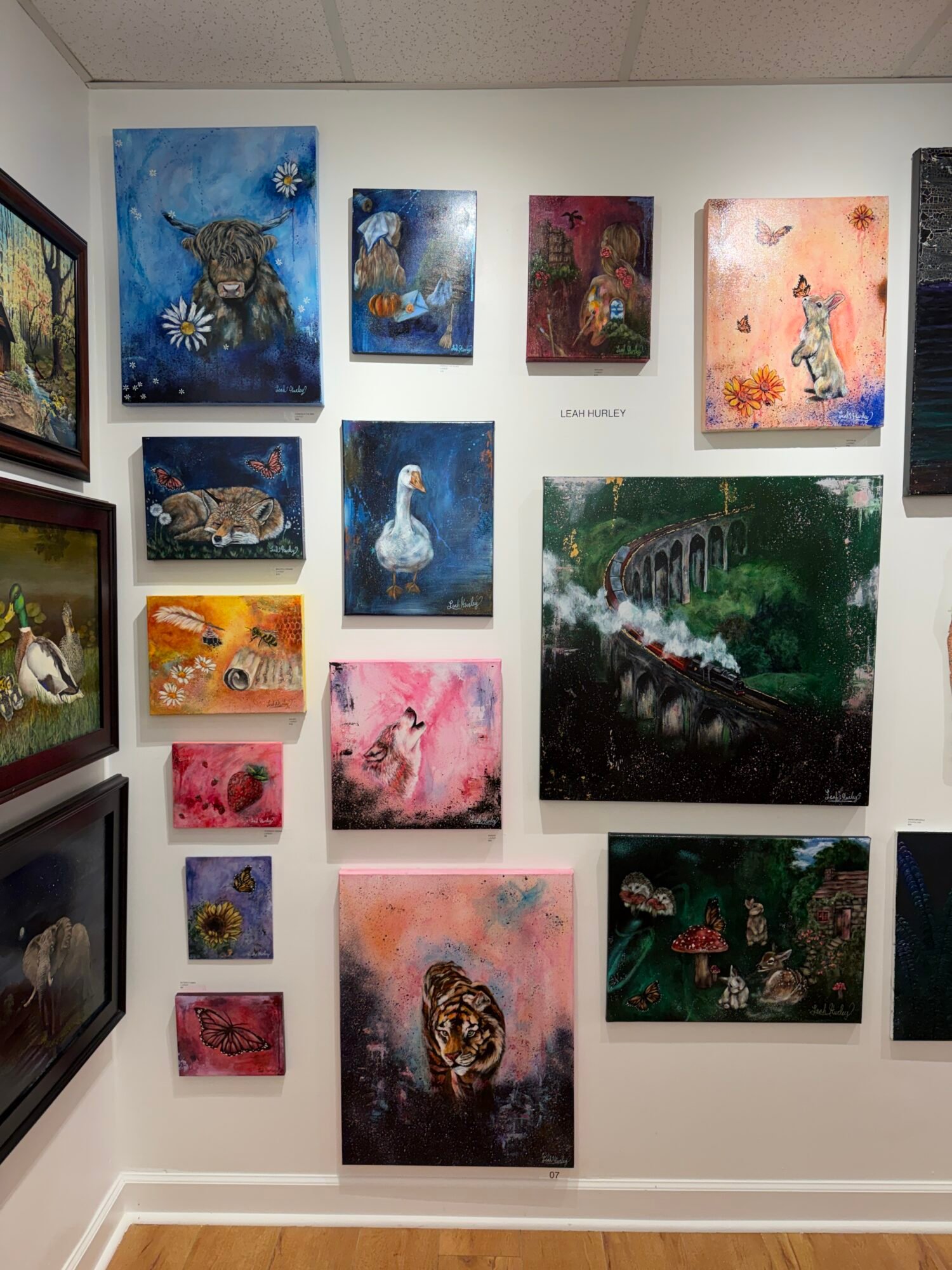 Leah Hurley Artwork at Simpsonville Fine Arts Gallery